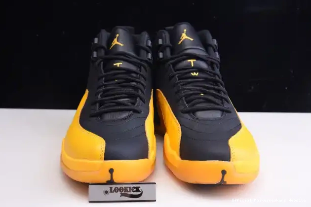 Official Maikesneakers Black Gold 130690-070 Jordan Retro 12 Air University 0521